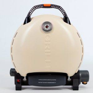 Гриль газовый O-GRILL 700T bicolor черный-кремовый (в комплекте адаптер тип А)