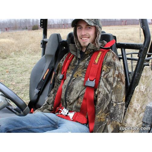 Ремни безопасности 4-х точечные SuperATV SB-2-RED SB-2-BLACK